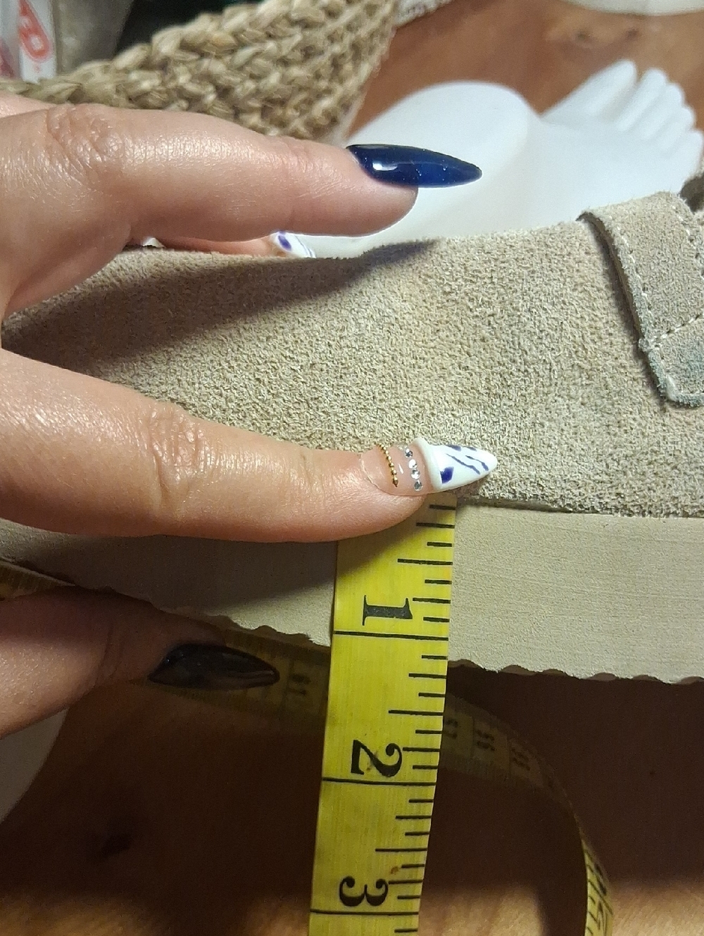 Project Cloud Memeory Foam Beige Suede Slip-On Clog Mules with Buckles Size 10 - Picture 9 of 10